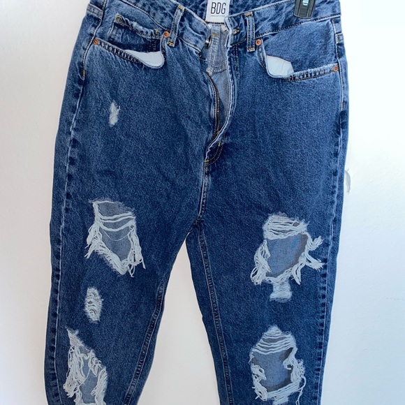 Urban outfitters High waisted ripped mom jeans - Picture 1 of 3
